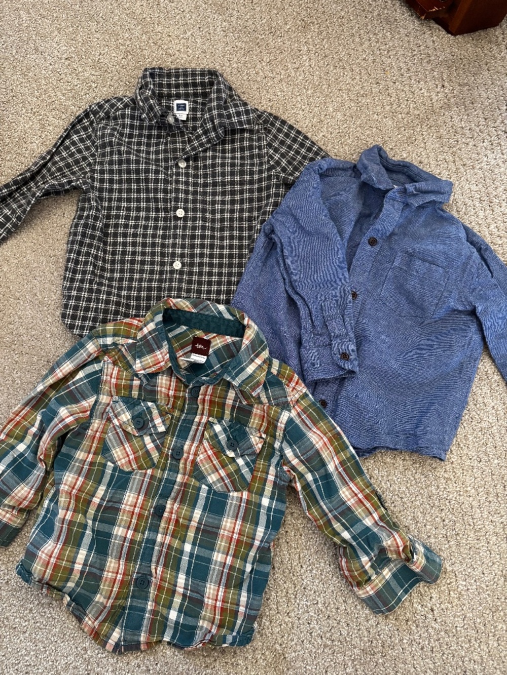 Boys button up shirts